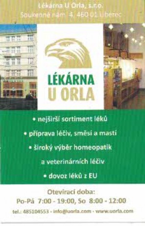 lékárna U Orla 2016