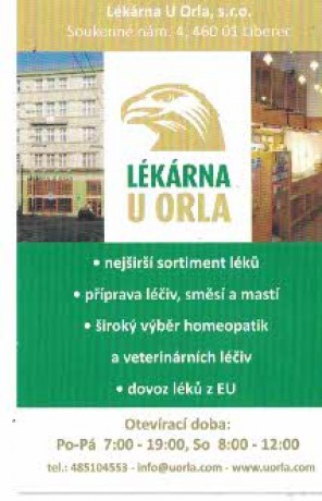 lékárna U Orla 2017