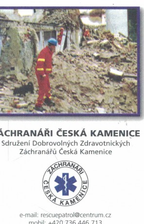 Záchranáři Česká Kamenice