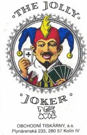 Joker-modré pozadí