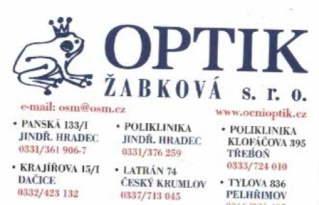 2002 optik Žabková
