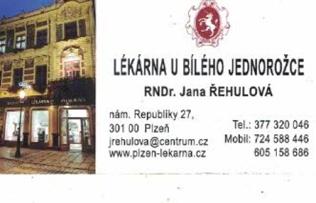 lékárna U Bílého Jednorožce