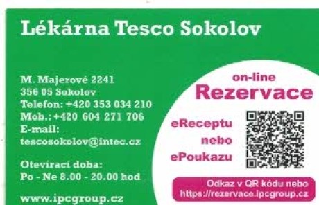 Lékárna Tesco Sokolov