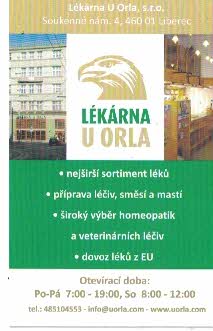 lékárna U Orla 2014